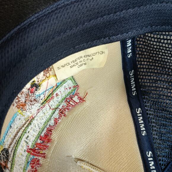 Bob Marriotts Fly Fishing Store Hat Cap Simms Snapback Trucker - Picture 8 of 9